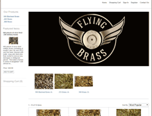 Tablet Screenshot of flying-brass.com